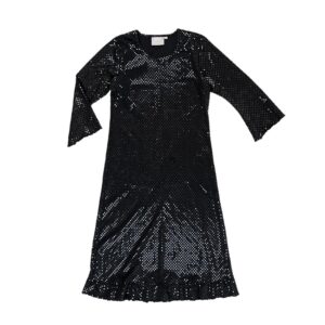 Must sädelevate mummudega kleit EU 146