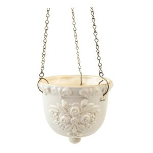 Rippuv keraamiline lillepott